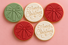 Merry Christmas Cookie Gift Canister | Classic Stripes
