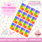 Baked By Danelle | Digital Instant Download | Paint Your Own Cookie Palette