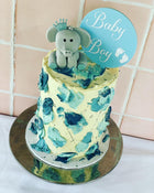 Extended 6” with added custom topper and fondant topper