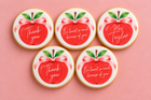Teacher Thank You Cookie Gift Canister | Apples