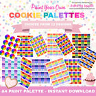 Baked By Danelle | Digital Instant Download | Paint Your Own Cookie Palette