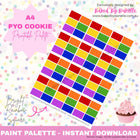 Baked By Danelle | Digital Instant Download | Paint Your Own Cookie Palette