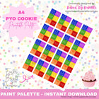 Baked By Danelle | Digital Instant Download | Paint Your Own Cookie Palette