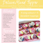Cupcakes | Deluxe Flavour | Mixed Topper Box