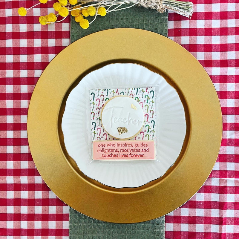 Christmas | Cookie | Teacher Appreciation | Teacher Quote