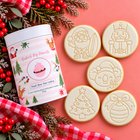 Christmas Paint Your Own Cookie Canister | Small