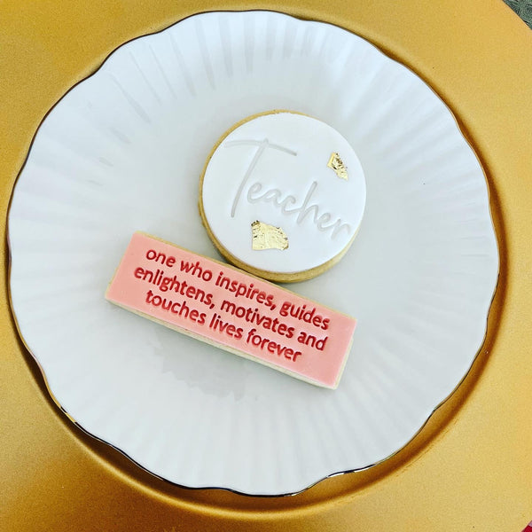 Christmas | Cookie | Teacher Appreciation | Teacher Quote