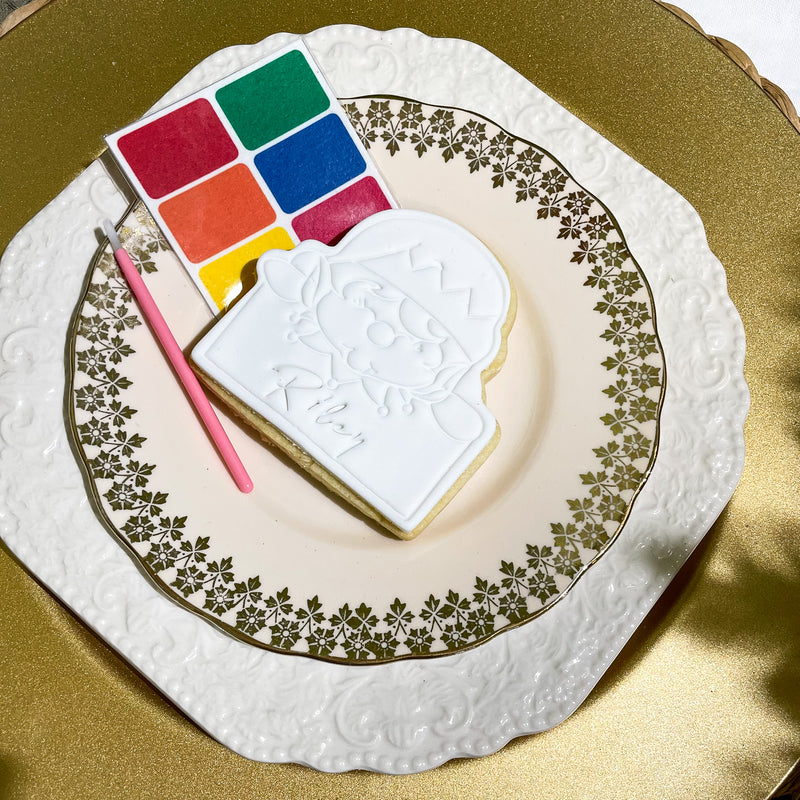 Christmas | Cookie | Paint Your Own | Personalised Elf