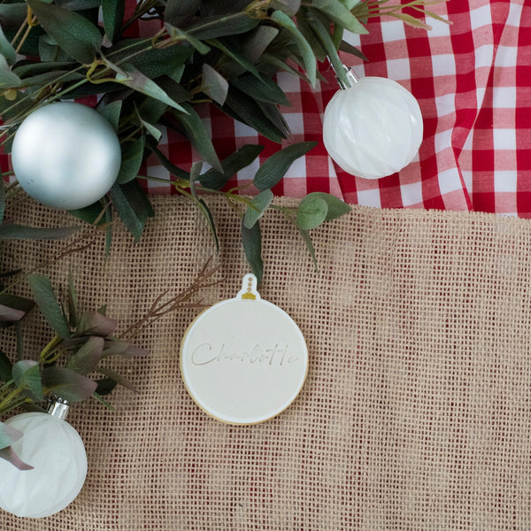 Christmas | Cookie | 8cm Name Bauble