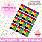 Baked By Danelle | Digital Instant Download | Paint Your Own Cookie Palette