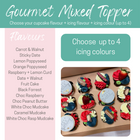 Cupcakes | Gourmet Flavour | Mixed Topper Box
