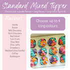 Cupcakes | Standard Flavour | Mixed Topper Box
