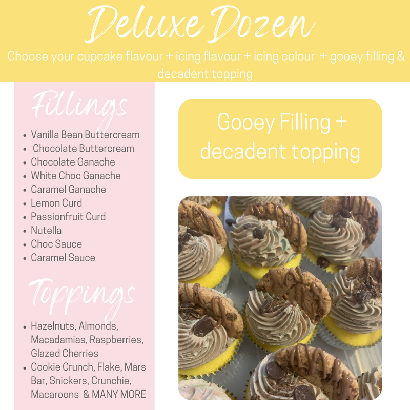 Cupcakes | Deluxe Flavour Dozen