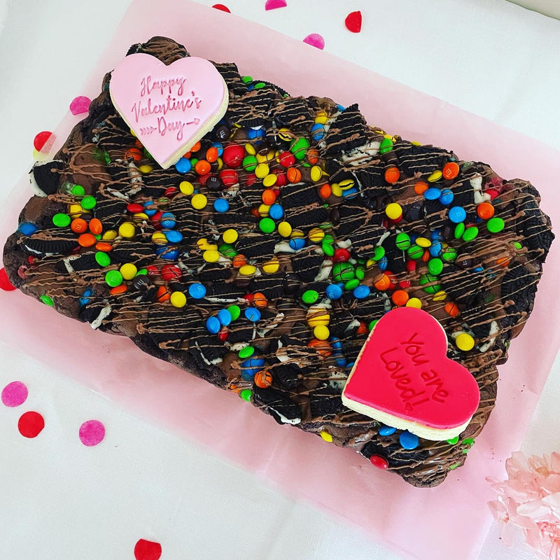 Valentine's Day | Loaded Lovers Brownie Slab
