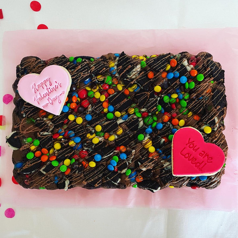 Valentine's Day | Loaded Lovers Brownie Slab