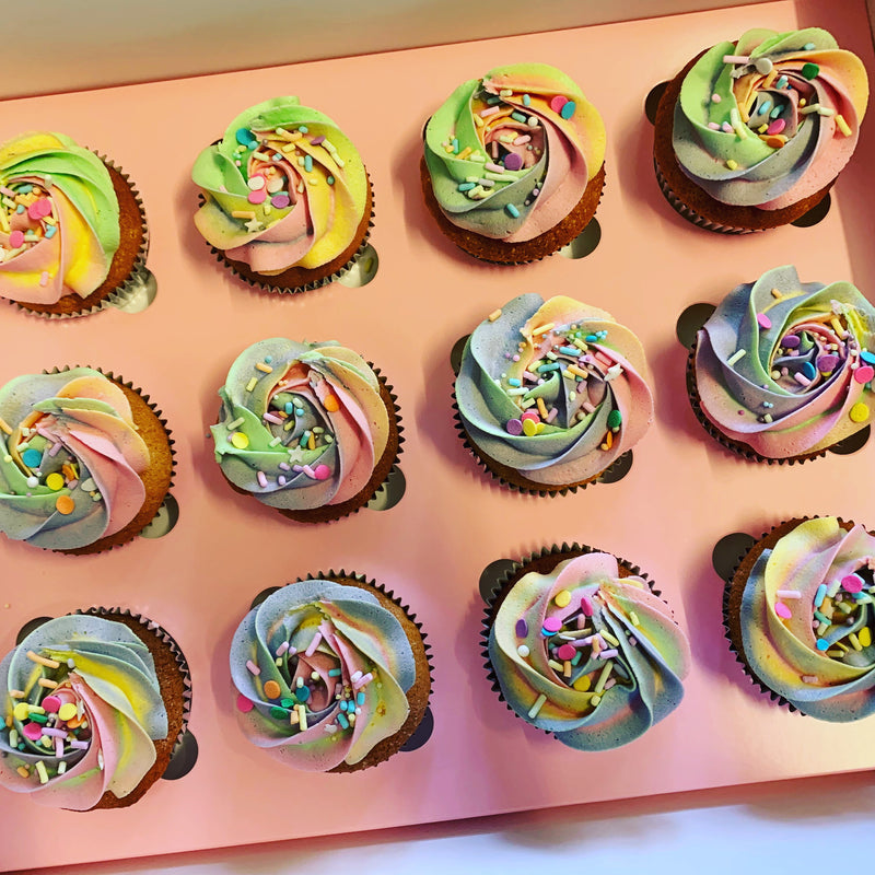 Cupcakes | Rainbow Icing Only ($5)